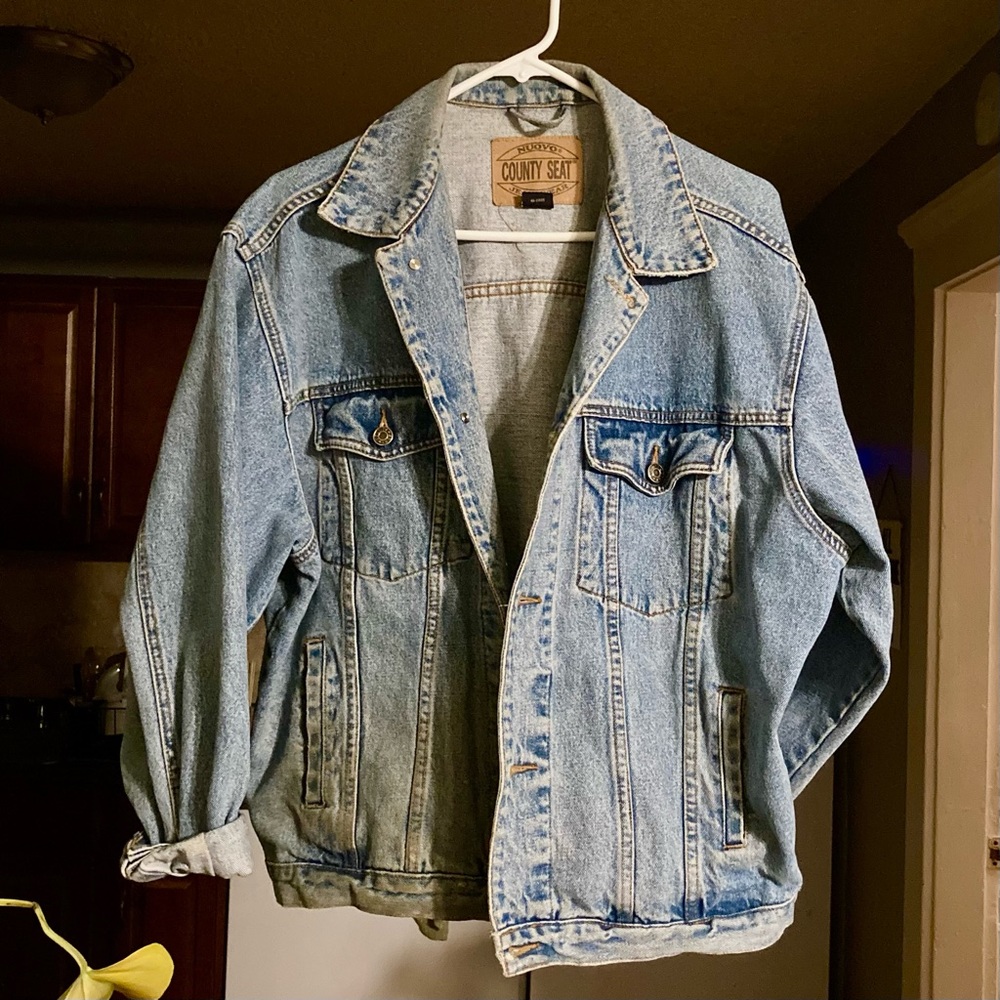 Perfect Oversized Denim Trucker Jacket